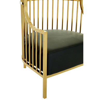 Eliza Gold Dome Cage Chair