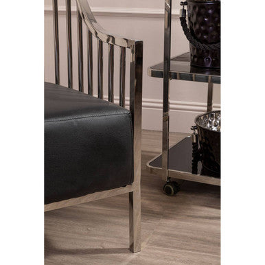 Eliza Silver Dome Cage Chair
