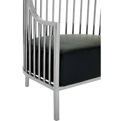 Eliza Silver Dome Cage Chair