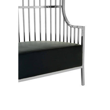 Eliza Silver Dome Cage Chair