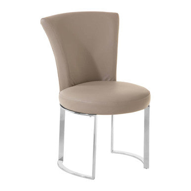 Eliza Grey Leather Dining Chair