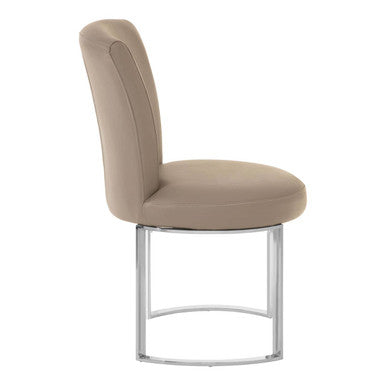 Eliza Grey Leather Dining Chair