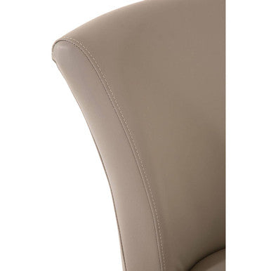 Eliza Grey Leather Dining Chair