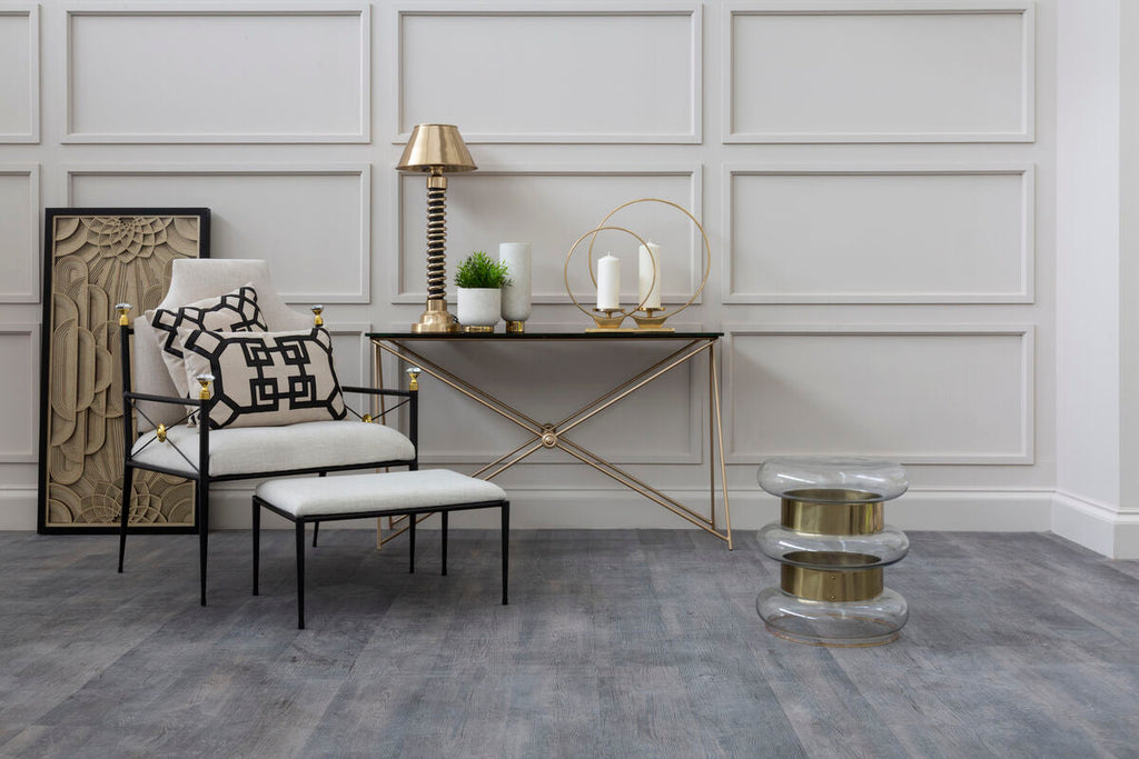 Monroe High Back Chair Linen White Modern