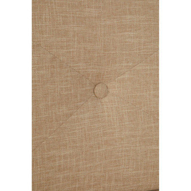 Monroe Fabric White Contemporary Lounge Chair