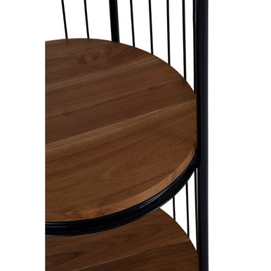 Mantis Small Black Birdcage Shelf Unit