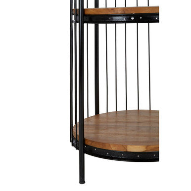 Mantis Small Black Birdcage Shelf Unit