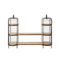 Mantis Long Black Birdcage Shelf Unit