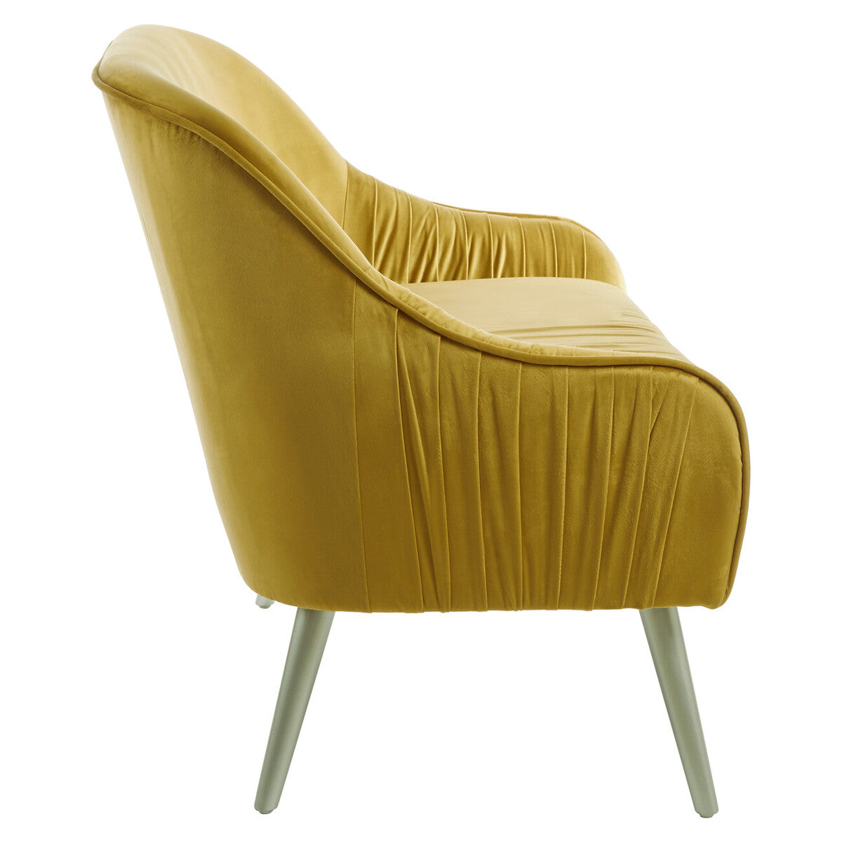 Mustard Velvet Sofa, Louxor