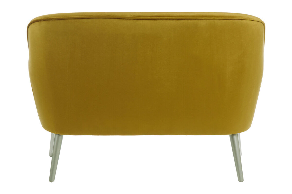 Mustard Velvet Sofa, Louxor