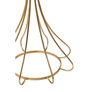 White Marble & Semi-Precious Agate Side Table With Gold Brass Legs, Vizzini