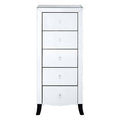 Graciela Chest Of 5 Drawer With Mirror Frame