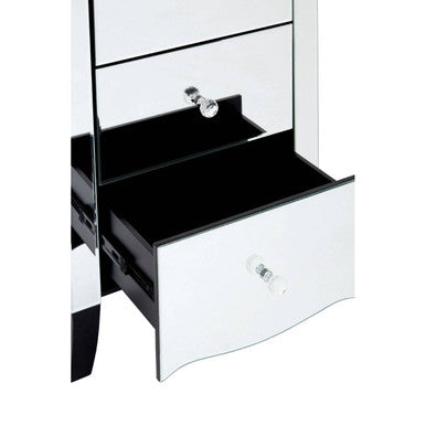 Graciela Chest Of 5 Drawer With Mirror Frame