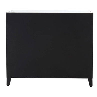 Knightsbridge 3 Drawer Unit Glass Natural