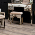 Knightsbridge Fabric Gold Stool