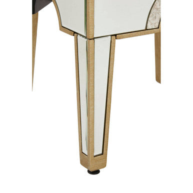Knightsbridge Fabric Gold Stool