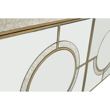 Knightsbridge Glass Silver Cabinet