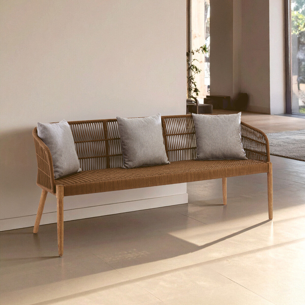 3 Seat Sofa, Opus White Modern