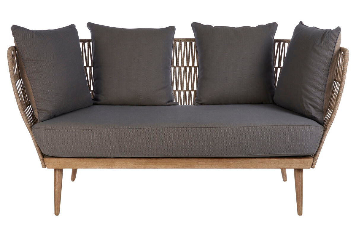 2 Seat Rope Sofa, Opus Grey