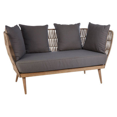 2 Seat Rope Sofa, Opus Grey
