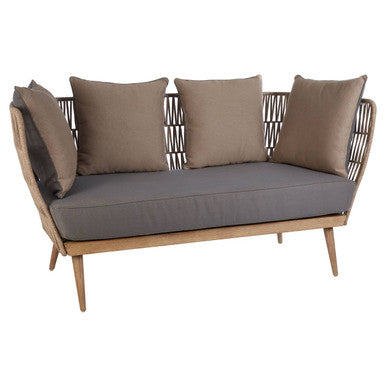 2 Seat Rope Sofa, Opus Grey