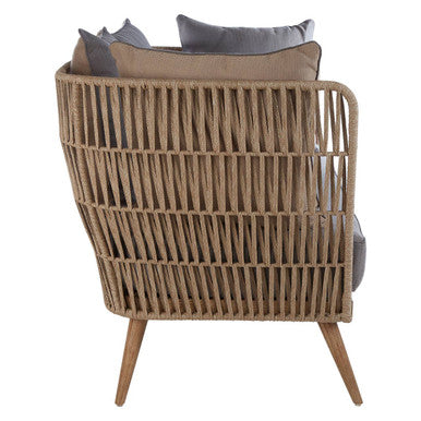 2 Seat Rope Sofa, Opus Grey