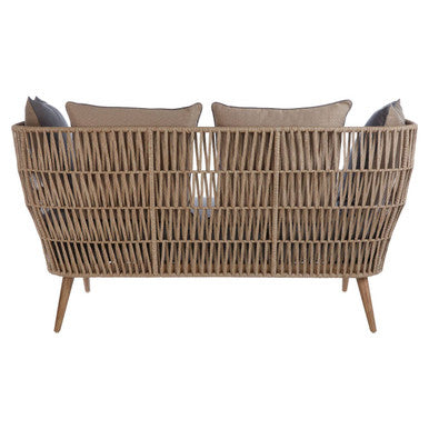 2 Seat Rope Sofa, Opus Grey