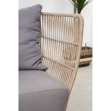 2 Seat Rope Sofa, Opus Grey