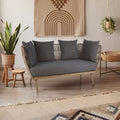 2 Seat Rope Sofa, Opus Grey