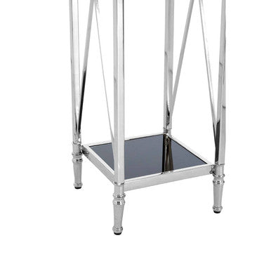 Hoffmann Plant Stand Glass Black Modern