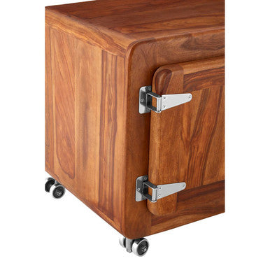 Marwar Wood Low Natural Industrial Sideboard