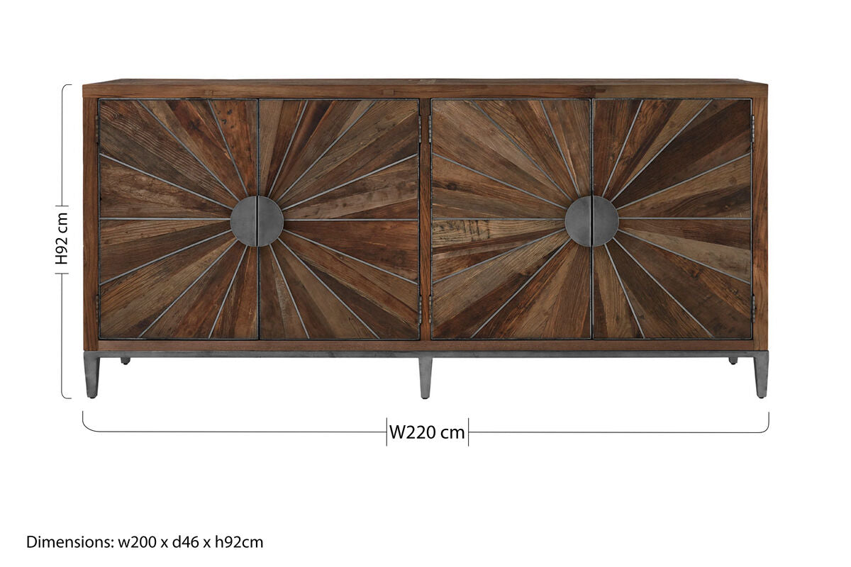 Midas Iron Natural Sideboard