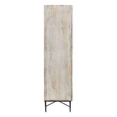Kyra Iron White Rustic Wardrobe