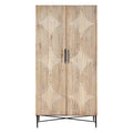 Kyra Iron White Rustic Wardrobe