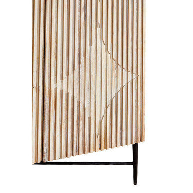 Kyra Iron White Rustic Wardrobe