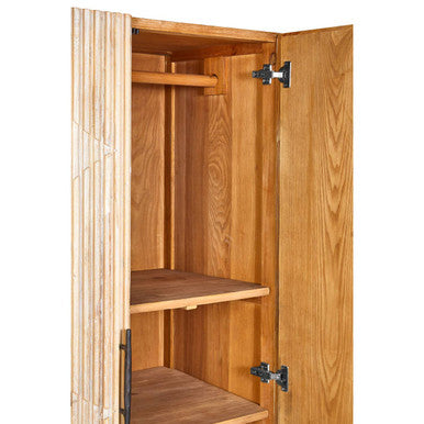 Kyra Iron White Rustic Wardrobe