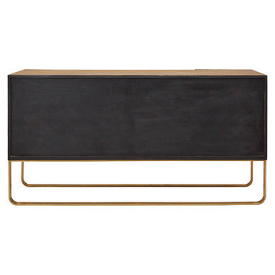Modica Steel White Contemporary Sideboard