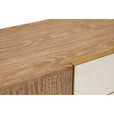 Modica Steel White Contemporary Sideboard