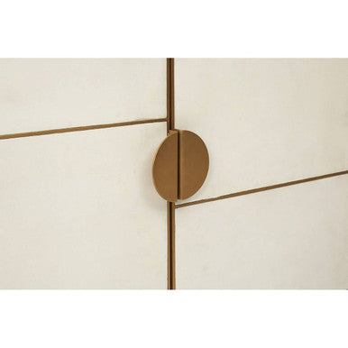 Modica Steel White Contemporary Sideboard