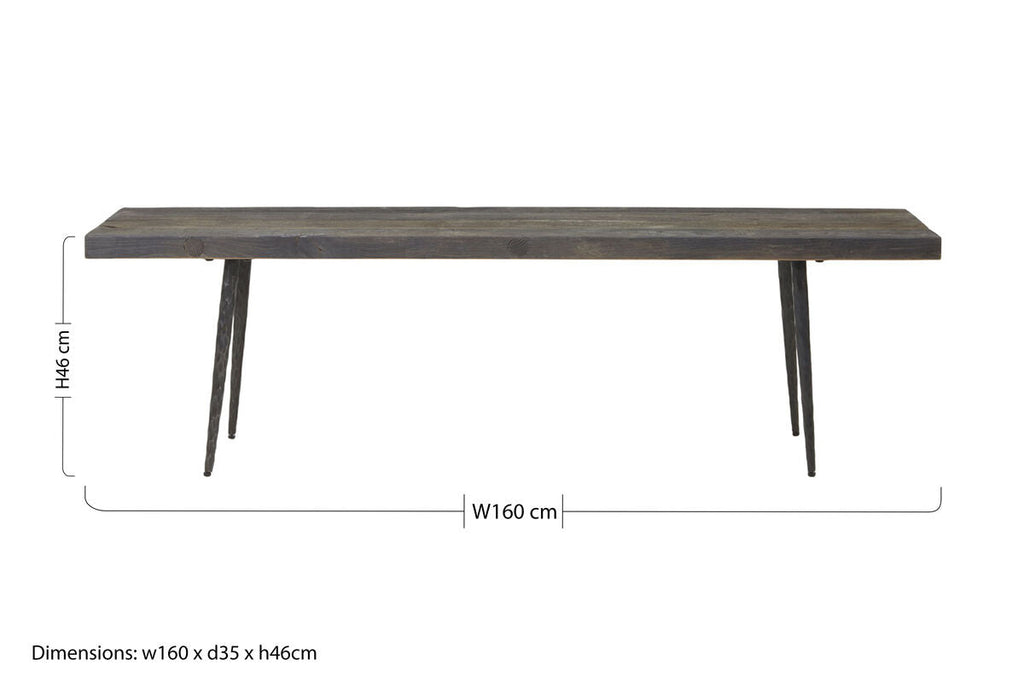 Mason Old Oak Wood Bench