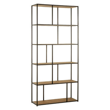 Mason Iron Black Industrial Shelf Unit