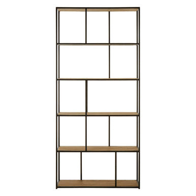 Mason Iron Black Industrial Shelf Unit