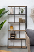 Mason Iron Black Industrial Shelf Unit