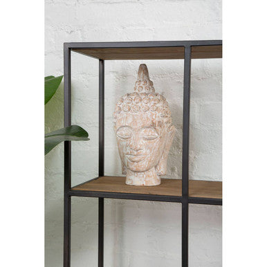 Mason Iron Black Industrial Shelf Unit
