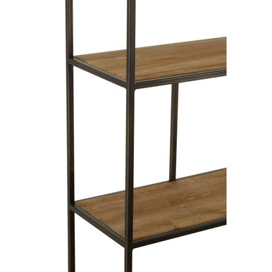 Mason Iron Black Industrial Shelf Unit