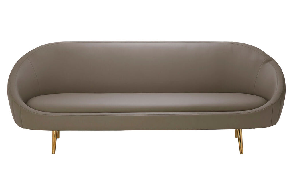 Brown Leather Sofa, Lagero