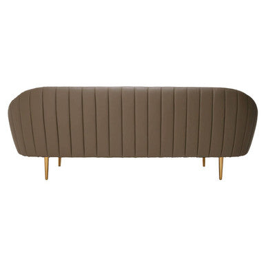 Brown Leather Sofa, Lagero