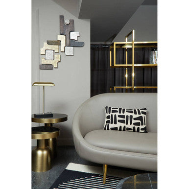 Brown Leather Sofa, Lagero