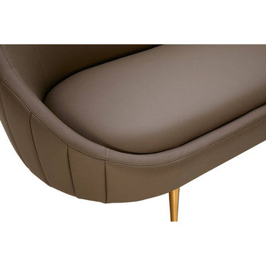 Brown Leather Sofa, Lagero