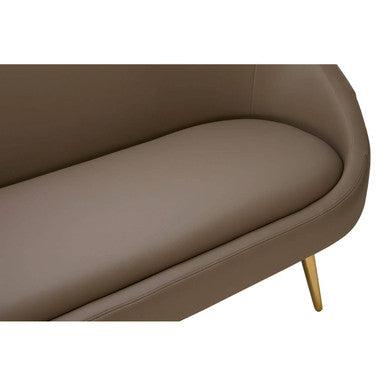Brown Leather Sofa, Lagero